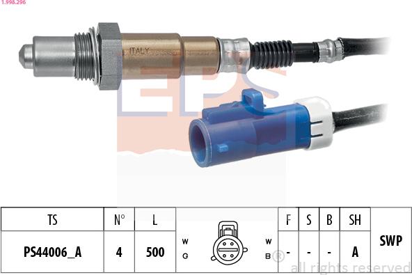 EPS 1.998.296 - Lambda zonde adetalas.lv