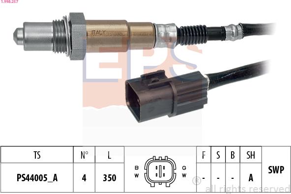 EPS 1.998.257 - Lambda zonde adetalas.lv