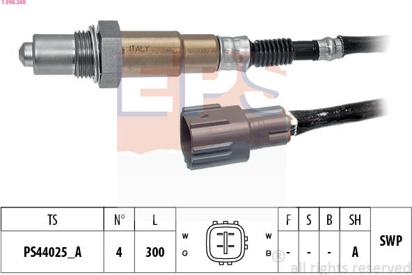 EPS 1.998.269 - Lambda zonde adetalas.lv