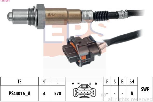 EPS 1.998.264 - Lambda zonde adetalas.lv