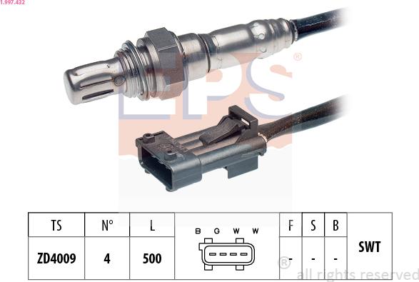 EPS 1.997.432 - Lambda zonde adetalas.lv