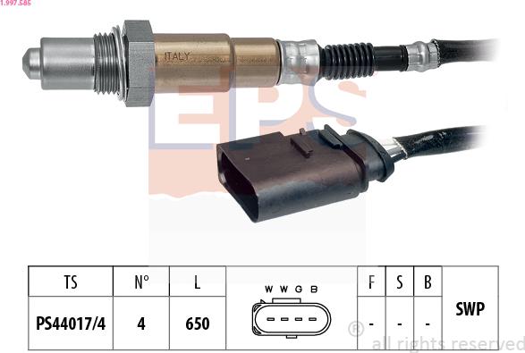 EPS 1.997.585 - Lambda zonde adetalas.lv