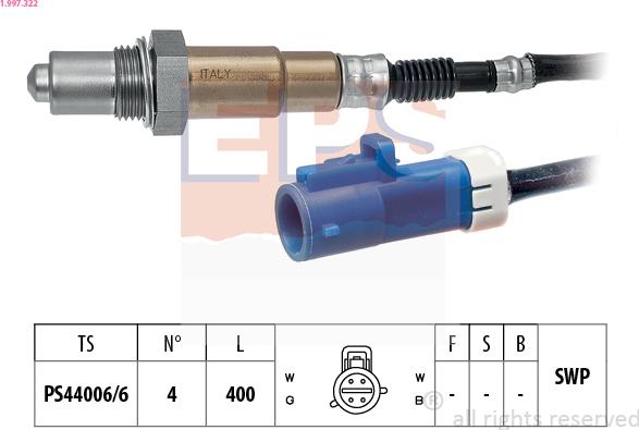 EPS 1.997.322 - Lambda zonde adetalas.lv