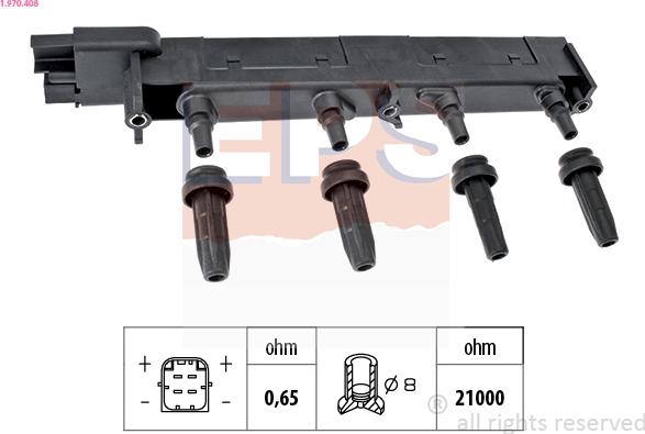 EPS 1.970.408 - Aizdedzes spole adetalas.lv