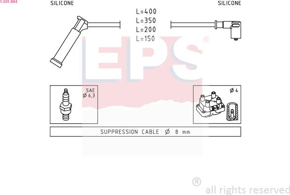 EPS 1.501.984 - Augstsprieguma vadu komplekts adetalas.lv