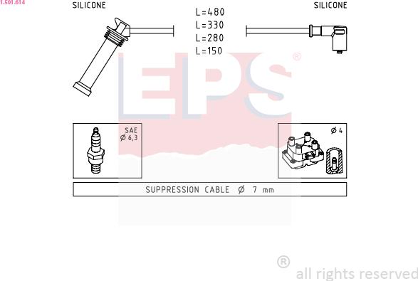 EPS 1.501.614 - Augstsprieguma vadu komplekts adetalas.lv