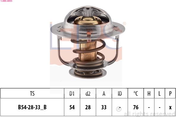 EPS 1.880.400S - Termostats, Dzesēšanas šķidrums adetalas.lv