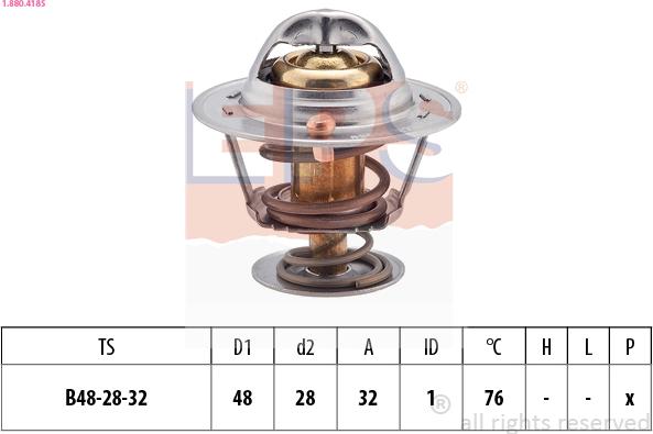 EPS 1.880.418S - Termostats, Dzesēšanas šķidrums adetalas.lv