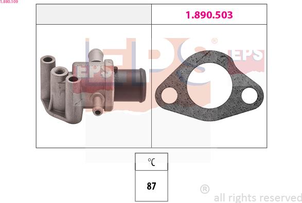 EPS 1.880.109 - Termostats, Dzesēšanas šķidrums adetalas.lv