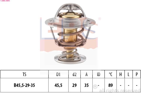 EPS 1.880.389S - Termostats, Dzesēšanas šķidrums adetalas.lv