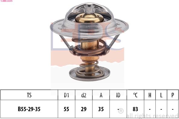 EPS 1.880.323S - Termostats, Dzesēšanas šķidrums adetalas.lv