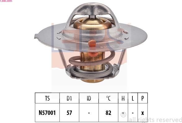 EPS 1.880.209S - Termostats, Dzesēšanas šķidrums adetalas.lv