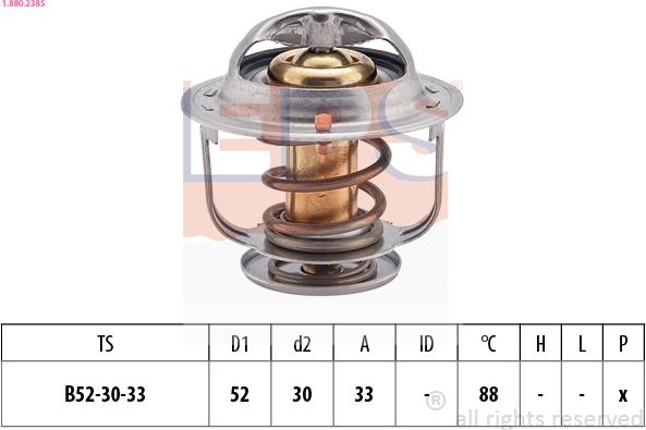 EPS 1.880.238S - Termostats, Dzesēšanas šķidrums adetalas.lv