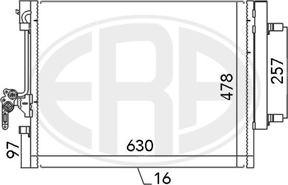 ERA 667115 - Kondensators, Gaisa kond. sistēma adetalas.lv