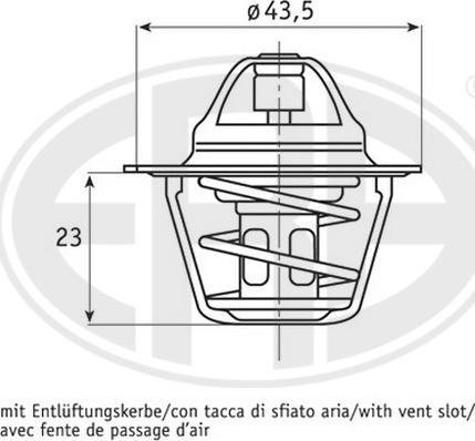 ERA 350199 - Termostats, Dzesēšanas šķidrums adetalas.lv