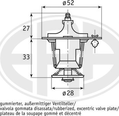 ERA 350353A - Termostats, Dzesēšanas šķidrums adetalas.lv