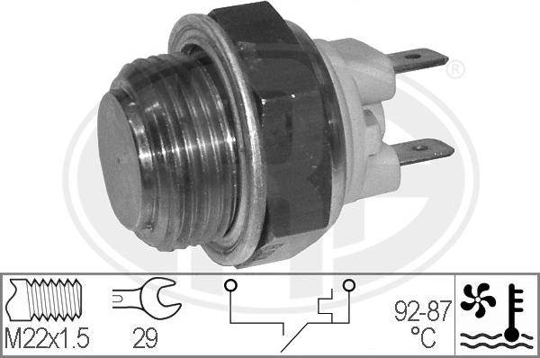 ERA 330166 - Termoslēdzis, Radiatora ventilators adetalas.lv