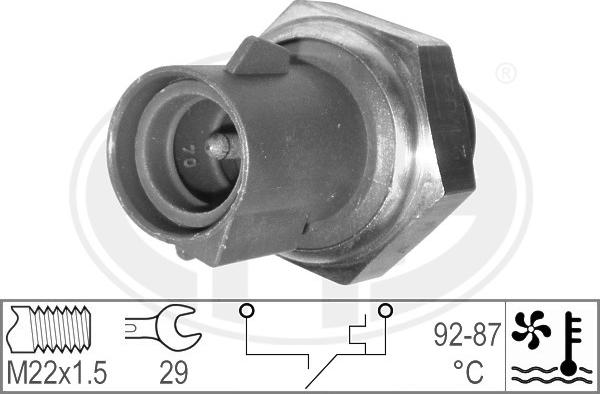 ERA 330182 - Termoslēdzis, Radiatora ventilators adetalas.lv