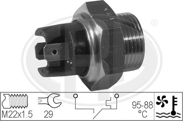 ERA 330172 - Termoslēdzis, Radiatora ventilators adetalas.lv