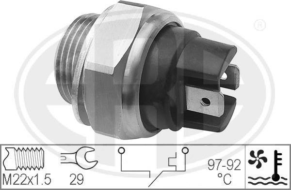 ERA 330269 - Termoslēdzis, Radiatora ventilators adetalas.lv