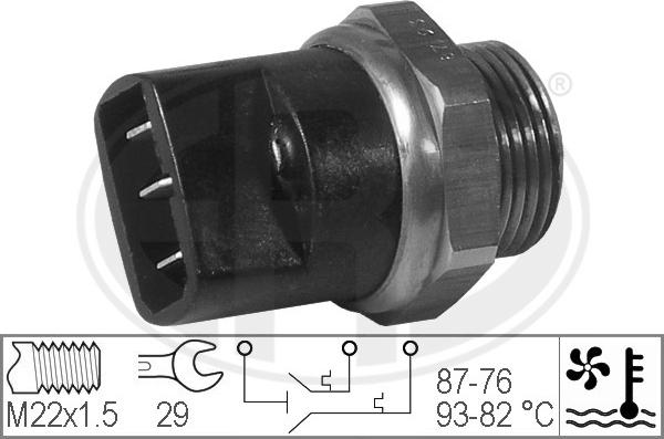 ERA 330212 - Termoslēdzis, Radiatora ventilators adetalas.lv