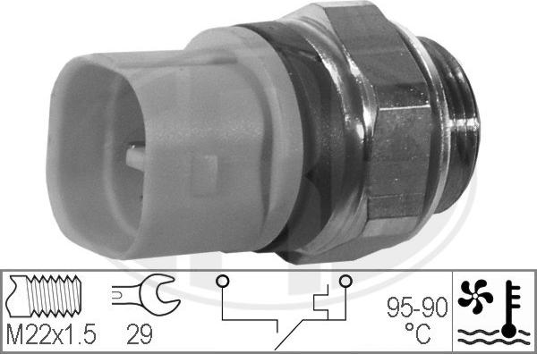 ERA 330282 - Termoslēdzis, Radiatora ventilators adetalas.lv