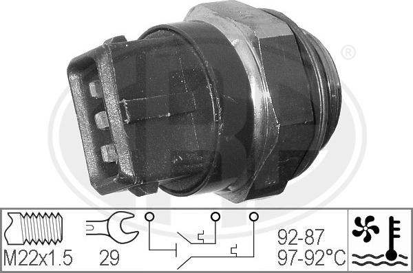 ERA 330272 - Termoslēdzis, Radiatora ventilators adetalas.lv