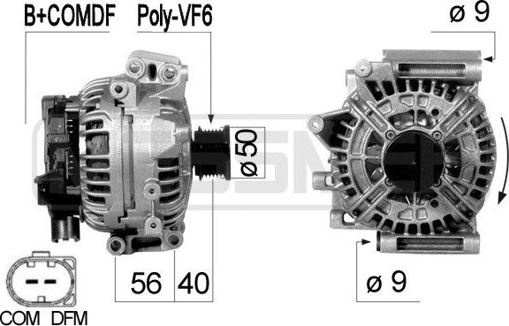 ERA 210578R - Ģenerators adetalas.lv