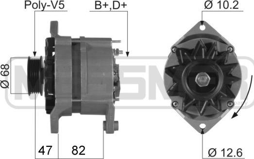 ERA 210240R - Ģenerators adetalas.lv