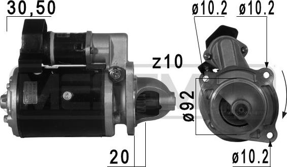 ERA 220 737 - Starteris adetalas.lv