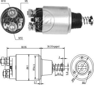 ERA ZM537 - Ievilcējrelejs, Starteris adetalas.lv