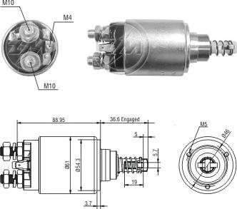 ERA ZM8640 - Ievilcējrelejs, Starteris adetalas.lv