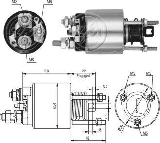 ERA ZM7595 - Ievilcējrelejs, Starteris adetalas.lv