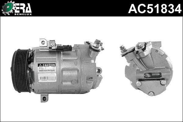 ERA Benelux AC51834 - Kompresors, Gaisa kond. sistēma adetalas.lv