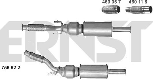 ERNST 759922 - Katalizators adetalas.lv