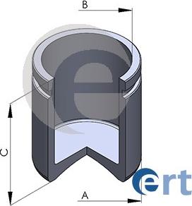 ERT 150293-C - Virzulis, Bremžu suports adetalas.lv