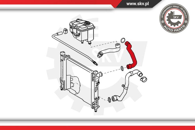 Esen SKV 24SKV291 - Radiatora cauruļvads adetalas.lv