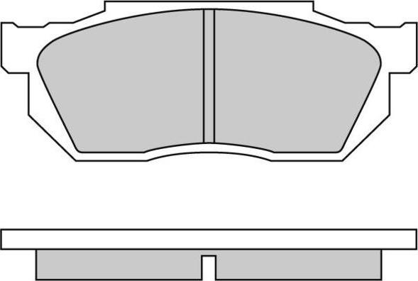 BOSCH 0 986 AB2 664 - Bremžu uzliku kompl., Disku bremzes adetalas.lv