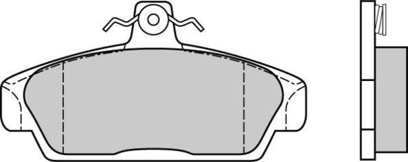 E.T.F. 12-0529 - Bremžu uzliku kompl., Disku bremzes adetalas.lv