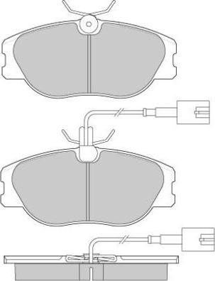 Brembo P 23 046 - Bremžu uzliku kompl., Disku bremzes adetalas.lv