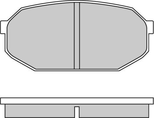 Japanparts JPA 520 - Bremžu uzliku kompl., Disku bremzes adetalas.lv