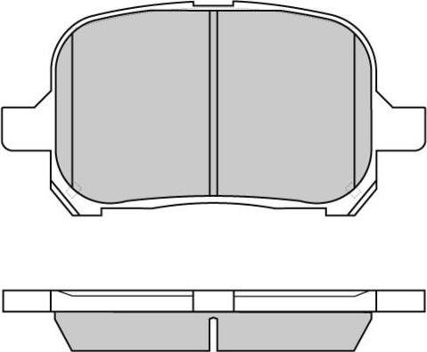 Ashuki T111-02 - Bremžu uzliku kompl., Disku bremzes adetalas.lv