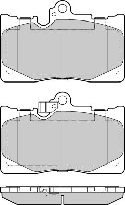 Magneti Marelli P83072MM - Bremžu uzliku kompl., Disku bremzes adetalas.lv