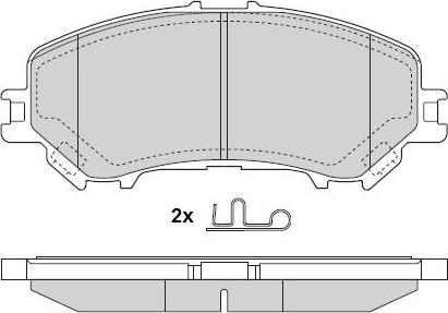 SAFETY TD1737 - Bremžu uzliku kompl., Disku bremzes adetalas.lv