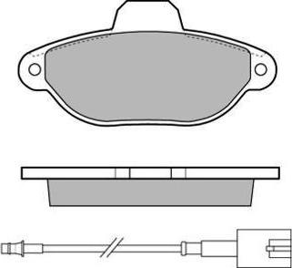 Japanparts PA-0087MK - Bremžu uzliku kompl., Disku bremzes adetalas.lv