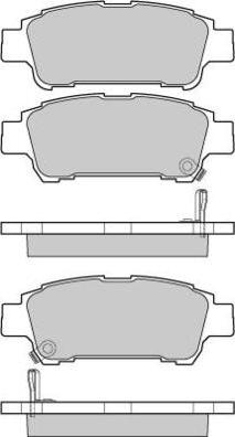 HELLA 8DB 355 034-011 - Bremžu uzliku kompl., Disku bremzes adetalas.lv