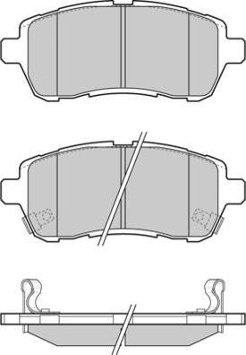 BENDIX 573249B - Bremžu uzliku kompl., Disku bremzes adetalas.lv