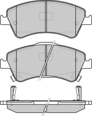 Unipart UGCGBP1978AF - Bremžu uzliku kompl., Disku bremzes adetalas.lv