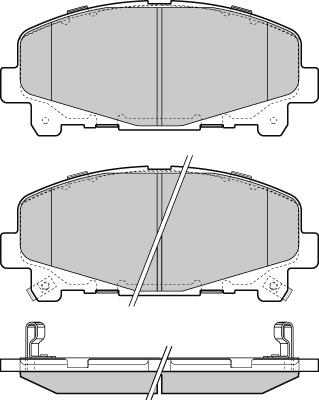 Magneti Marelli 363916061075 - Bremžu uzliku kompl., Disku bremzes adetalas.lv