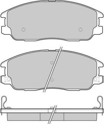 HELLA PAGID 8DB355035711 - Bremžu uzliku kompl., Disku bremzes adetalas.lv